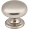 Elements 1-1/4" Diameter Satin Nickel Florence Cabinet Mushroom Knob 2980SN - alternate 1